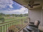 Balcony off Living Room with Beautiful Water Views at 1757 Bluff Villa